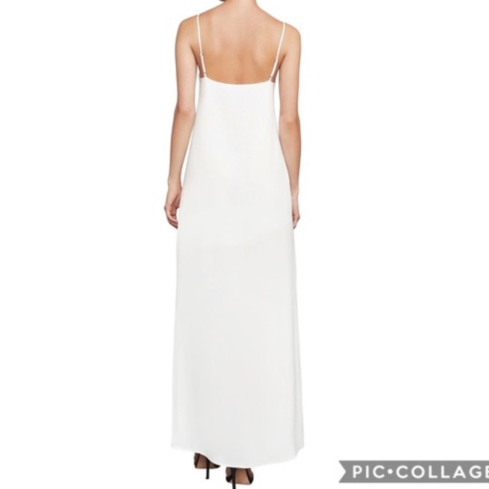 BCBGMAXAZRIA Lake Lace Trim High/low Dress Black & White Sz.S - Picture 2 of 3